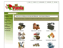 Tablet Screenshot of mipatria.com